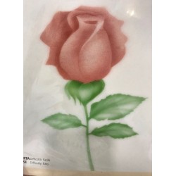 szablon róża