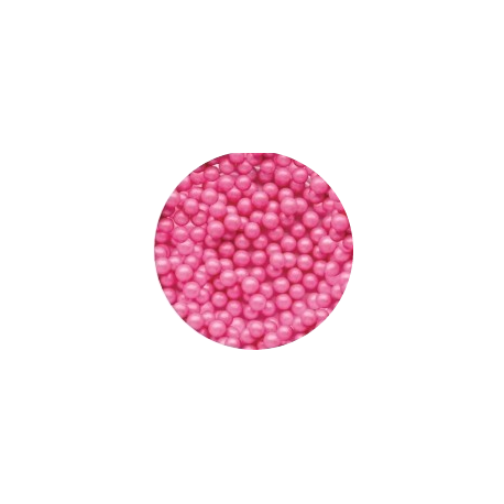 Maczek perłowy różowy 2mm 50g