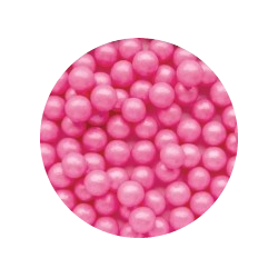 Groszek perłowy różowy 4mm 50g