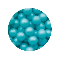 Groszek perłowy niebieski  8mm 50g
