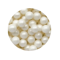 Groszek perłowy biały  8mm 50g