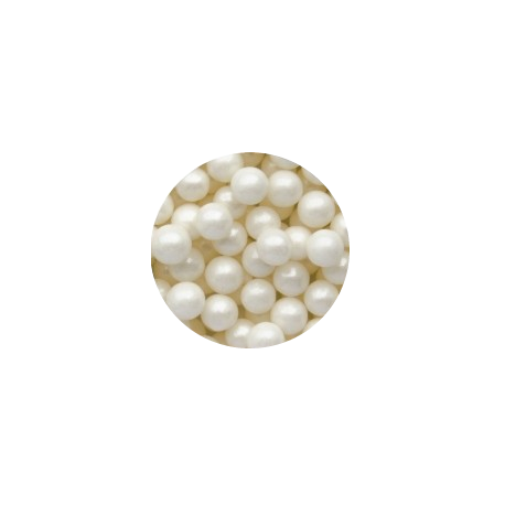 Groszek perłowy biały  8mm 50g