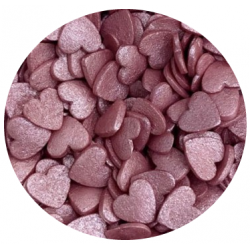 Konfetti perłowe różowe - 50g