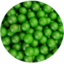 Perełki 7mm  zielone 60g