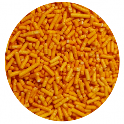 Dekoracja cukiernicza - pałeczki pomarańczowe 60g