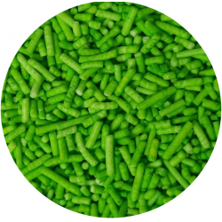 Dekoracja cukiernicza - pałeczki zielone 60g