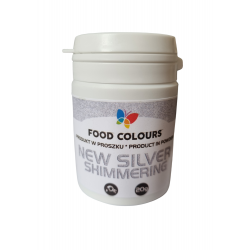 Barwnik w proszku - new silver shimmering 20g