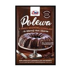 Polewa o smaku deserowej czekolady 100g