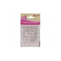 Jadalne diamenty transparentne 20szt.