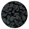 Konfetti Nuty Czarne 40g