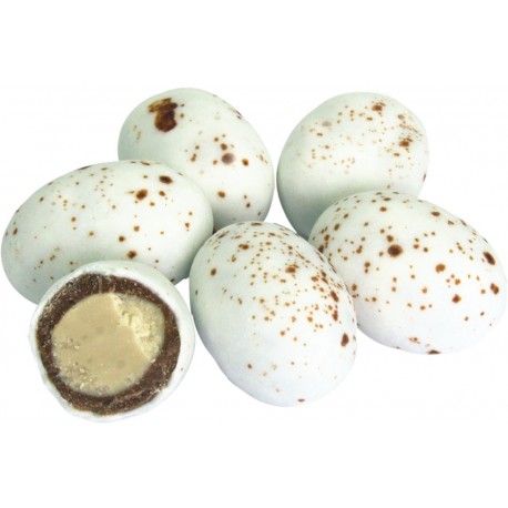 Jajka czekoladowe marmurkowe białe